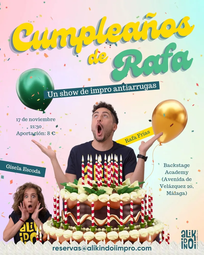 show de impro en málaga cumpleaños