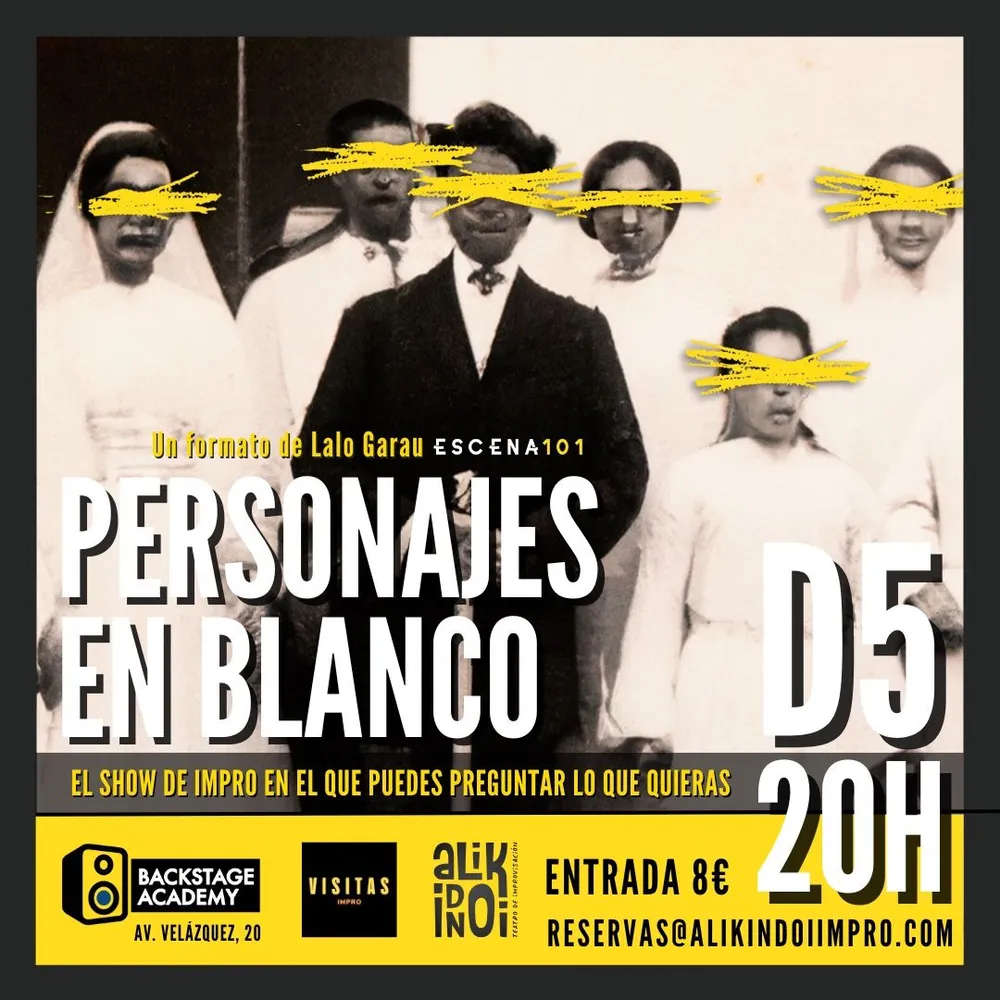personajes en blanco lalo garau