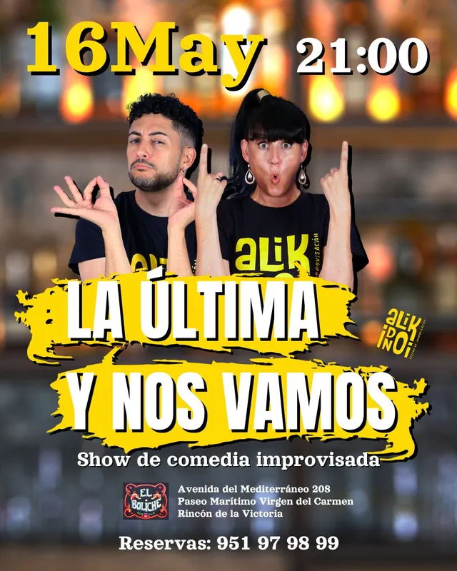 comedia improvisada en rincón de la victoria