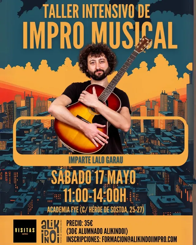impro musical taller de teatro en málaga en mayo