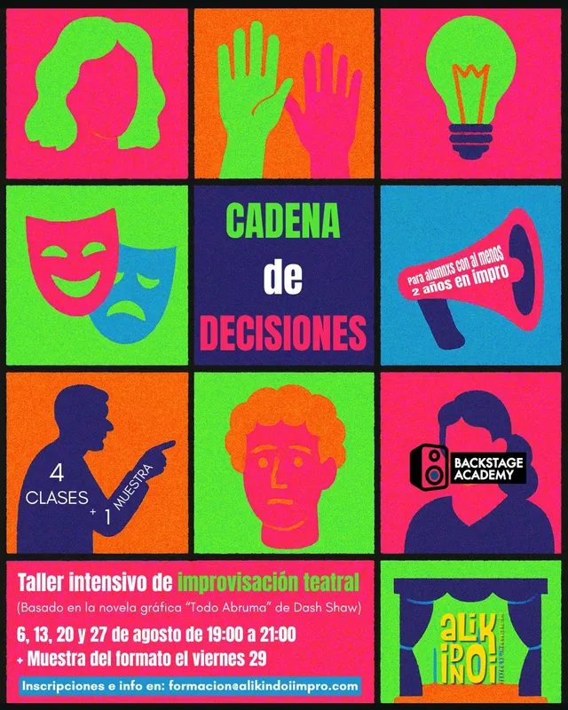 taller de improvisación teatral en agosto en malaga