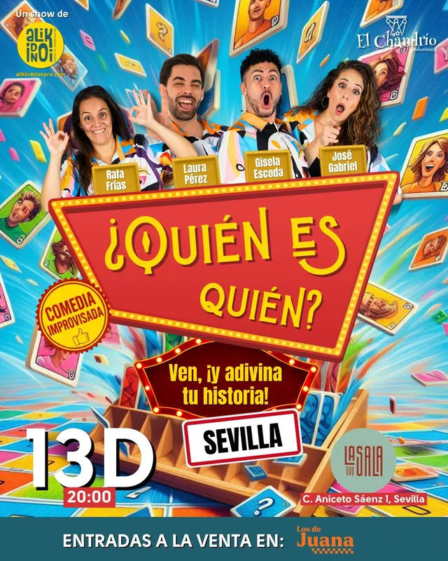 comedia improvisada en sevilla en diciembre 2025
