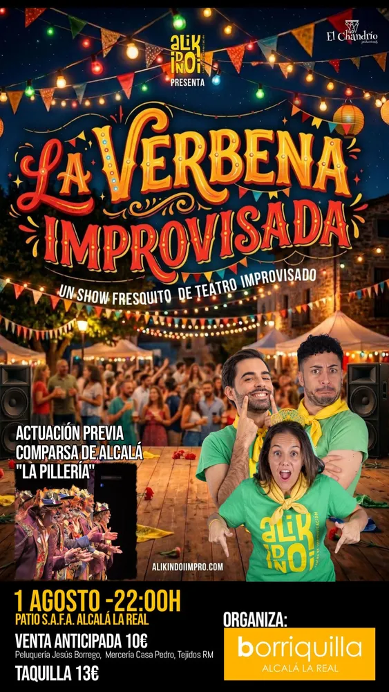 show veraniego de improvisación teatral