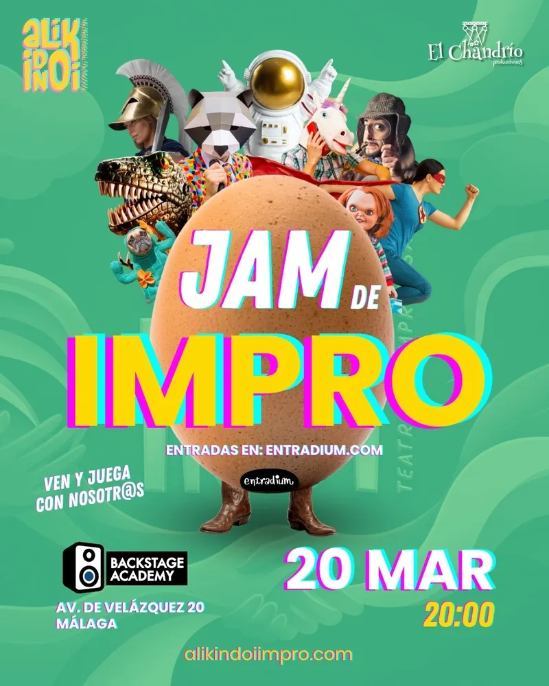 jam de teatro improvisado en marzo en malaga